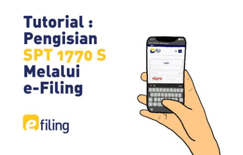 tutorial pengisian spt 1770 s melalui e-filing