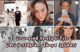 cara download multiple foto di Instagram