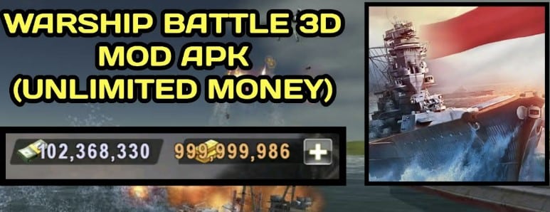 warship battle 3d mod apk