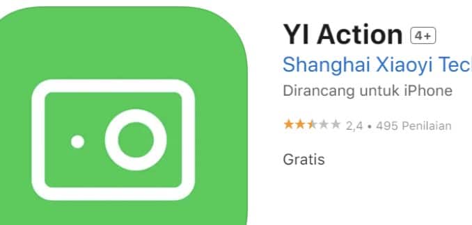 yi action camera app