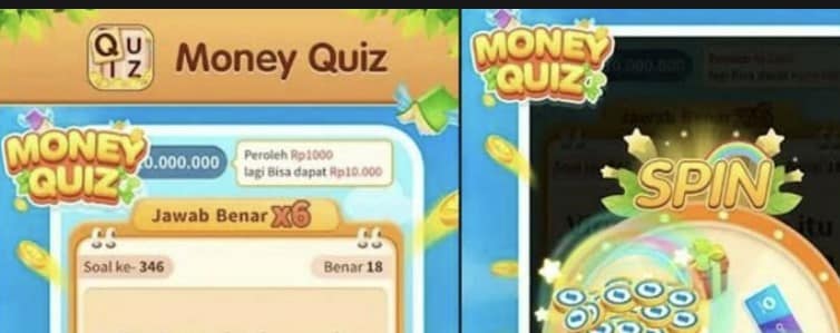 money quiz aplikasi