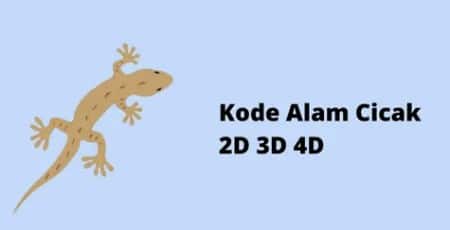 kode alam mimpi cicak