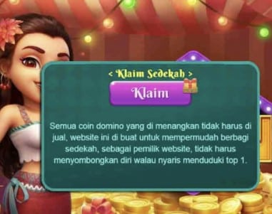 login sedekah cf