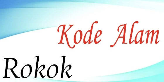 kode alam rokok