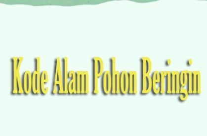kode alam pohon beringin
