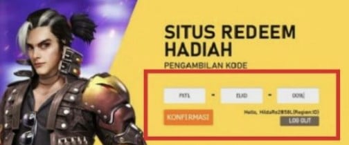 kode redeem ff
