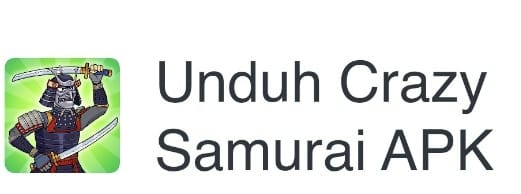 crazy samurai mod apk