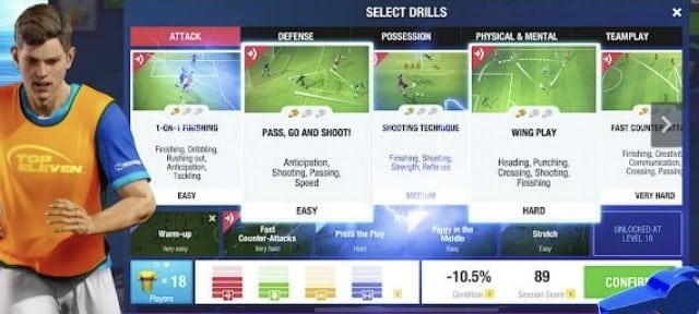 top eleven mod apk