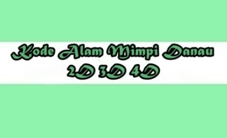 kode alam danau