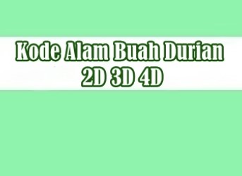 kode alam pohon duren